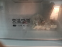 美的271升三门冰箱灰色小型电冰箱三开门一级能效节能风冷无霜双净味家用租房MR-283WTPZE【国家补贴】 实拍图