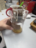 京东京造 咖啡杯 手冲挂耳玻璃泡茶水杯子牛奶杯330ml 实拍图