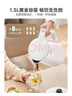 美的（Midea）【价保618】电热水壶烧水壶0涂层食品级304不锈钢自动断电双层防烫全钢无缝1.5L容量 MK-HJ1566 实拍图