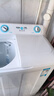 海尔（Haier）半自动双桶双缸洗衣机 12KG大容量  强力去污洗大件 一级能效家电国家补贴以旧换新 XPB120-81D2 实拍图