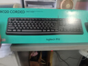 罗技（Logitech）MK120 键鼠套装 有线键鼠套装 办公键鼠套装 电脑键盘 USB即插即用 全尺寸 黑色 实拍图