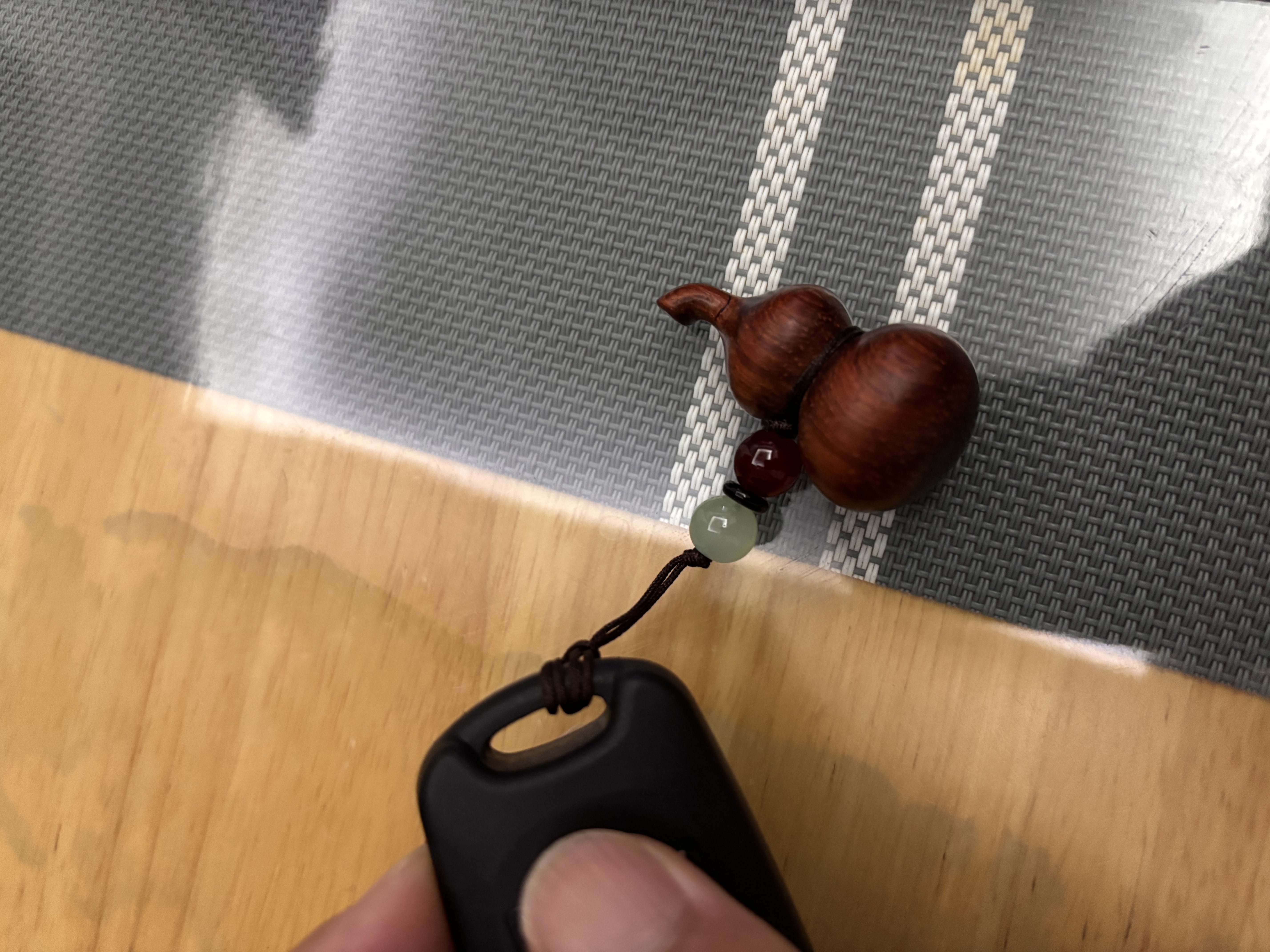 追师紫檀木葫芦挂绳男女车钥匙挂饰吊坠手机链精致吊坠挂件中秋礼品 实拍图
