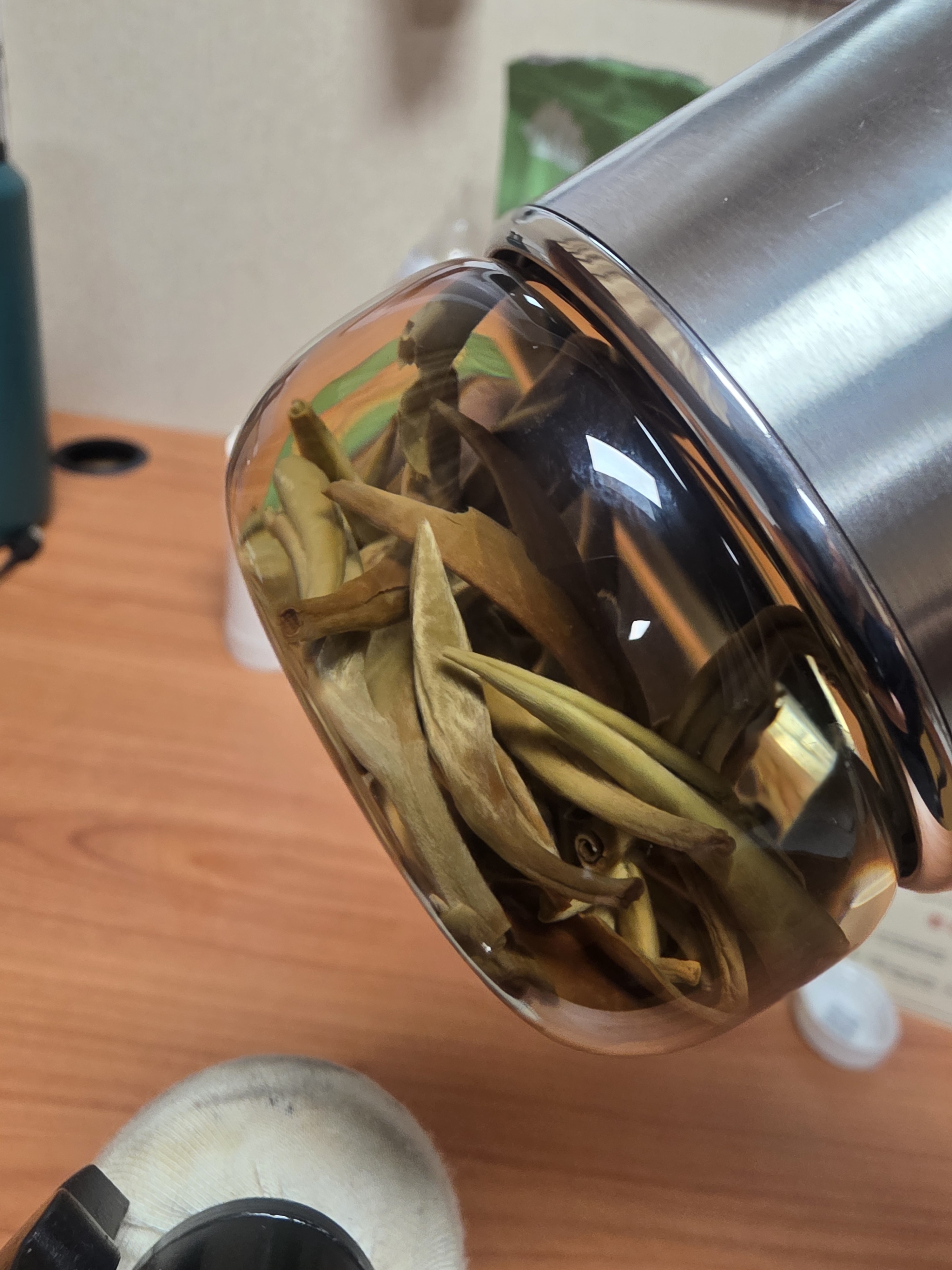 中谷御品茶叶白茶白毫银针特级高山古树陈香单芽嫩芽送礼茶叶礼盒100g 实拍图