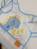贝瑞加（Babyprints）围兜3-6岁儿童罩衣中大童吃饭宝宝围嘴防溅水油反穿2件 恐龙幻想 实拍图