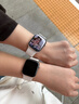 Apple/苹果 Watch S11 智能手表GPS+蜂窝款42毫米玫瑰金色铝金属表壳淡桃粉色运动型表带S/M MF984CH/B 实拍图