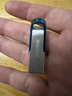 闪迪（SanDisk）32GB U盘 CZ73 时尚蓝色 安全加密 数据恢复 学习电脑办公投标 小巧便携 车载 金属优盘 实拍图