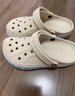 卡骆驰（CROCS）贝雅卡骆班洞洞鞋轻便耐磨一脚蹬休闲鞋女鞋时尚沙滩鞋|205089 冬日白/彩色-1LI 40 (250mm) 实拍图