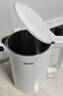 美的（Midea）电热水壶家用烧水壶泡茶0涂层食品级304不锈钢自动断电双层防烫全钢无缝1.5L大容量 MK-HJ1566 实拍图