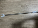 访客 晾衣杆 取衣可伸缩调节撑衣衣架【加厚】不锈钢衣叉挑衣杆时尚灰 实拍图