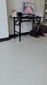 可折叠电脑桌学生书桌家用卧室简易台式小型出租屋学习写字办公桌 双层置物-黑胡桃色黑架120*60*75 实拍图
