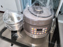 美的（Midea）【价保618】有钛0氟青瓷电压力锅少盐提鲜70kPa高压锅1000W大功率0涂层精钢厚釜电饭煲MY-E5860G 实拍图