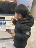 保姆鹅  【风墙】儿童羽绒服宝宝中长款护脸加厚外套保暖童装[NG2664] 炭黑 130 实拍图