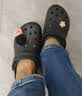卡骆驰（CROCS）贝雅洞洞鞋男鞋女鞋轻便耐磨一脚蹬拖鞋休闲鞋百搭花园鞋|10126 黑色-001 43 (270mm) 实拍图
