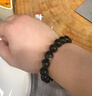 石玥珠宝收藏级金猫眼天然黑曜石手串本命年转运珠水晶手链男女士款礼物 实拍图