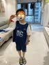 左西男童套装夏季儿童运动服A类2026拼接网眼速干球服透气 紫色 150 实拍图