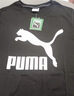 彪马（PUMA）休闲黑色短袖T恤男女情侣款夏季印花运动上衣 532279 黑色-01 XL (185/104A) 实拍图