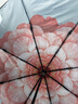 蕉下（beneunder）太阳伞防紫外线夏季遮阳伞晴雨两用伞双层三折防晒伞小黑伞BM011 【经典大花】花椿 实拍图