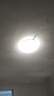 雷士（NVC） led灯饰阳台灯浴室灯厕所灯厨房灯 led吸顶灯具 卧室灯过道走廊 24W 1550lm 荐  正白光 Φ375*70MM 实拍图