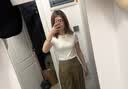 艾诺丝雅诗【商场同款】2026夏季新款基础百搭简约短袖针织T恤女50216102 白色 M 修身，卡码拍大 晒单实拍图