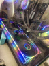 京品鹿星辰Max 360连体风扇 黑色反叶 水冷12CM机箱风扇ARGB神光同步台式电脑散热联体积木风扇 实拍图