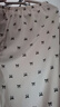 古今（GUJIN）夏季新品冰丝睡衣女家居服睡裤仿真丝三件套装大码柔软甜美L 实拍图