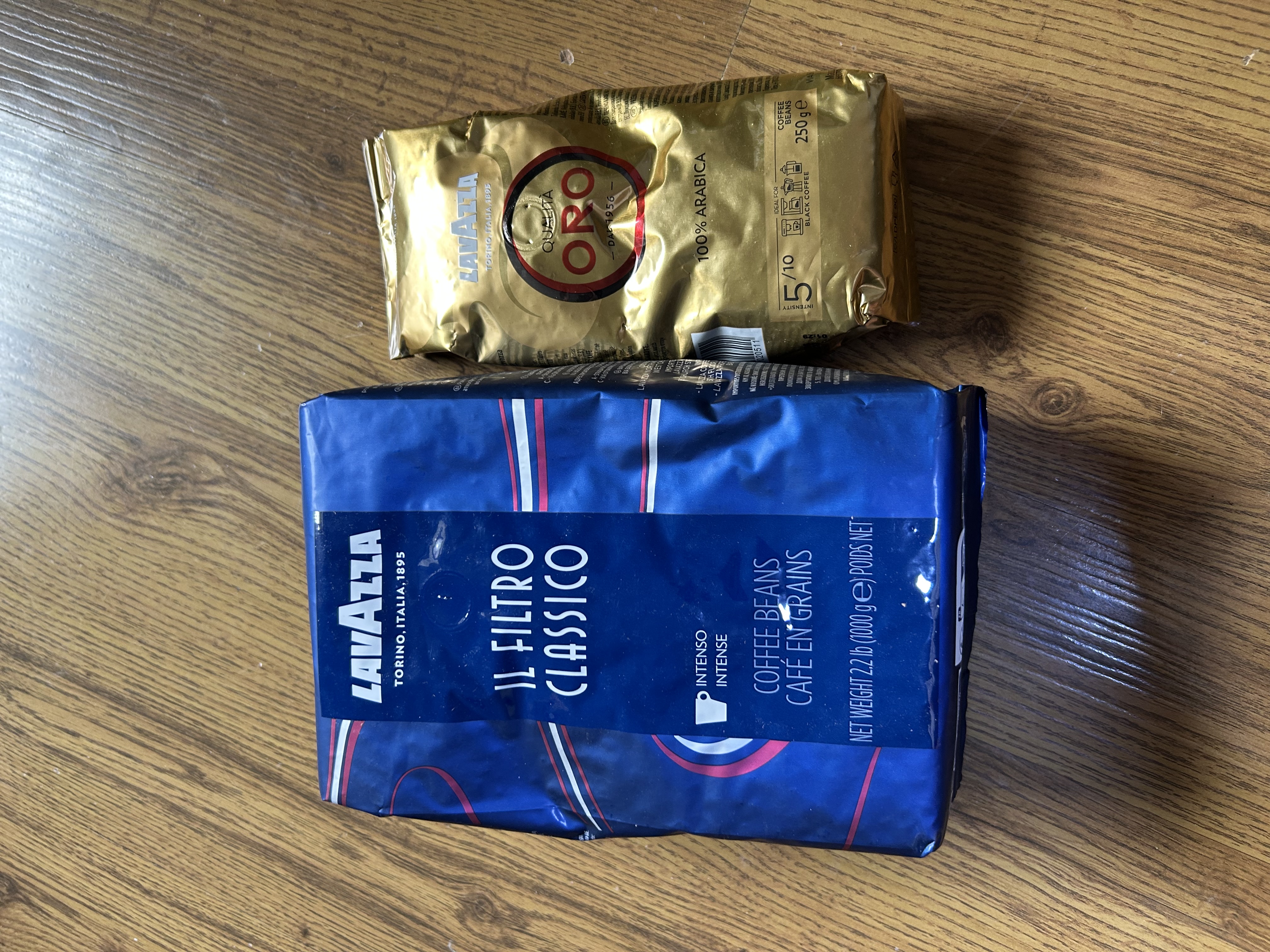 拉瓦萨（LAVAZZA）意大利原装进口美式经典咖啡豆1kg 中度烘焙黑咖啡 实拍图