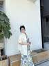 茵曼女装吊带碎花印花连衣裙春夏季海边度假风长裙子 石榴黄 S 实拍图
