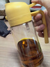 【喷倒两用】玻璃喷油壶瓶空气炸锅厨房家用雾化喷油瓶油罐调料 【耐热玻璃】黄色 470ml 实拍图