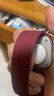 MSSM适用苹果手表表带Apple Watch S11/10硅胶磁吸带iwatch S9/se3/ultra3新年圣诞表带-酒红色 实拍图