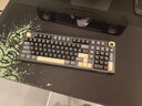 京东京造JZ990Pro三模无线蓝牙有线办公游戏键盘电竞PBT键帽RGB送男友独立数字区续航外设机械键盘鎏金黑 实拍图