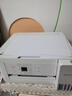 爱普生（EPSON）【6代新品】L4356墨仓式彩色无线AI学习打印机一体机家用/办公  L4266升级版(自动双面 液晶屏 白) 实拍图