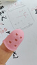 吉他硅胶指套尤克里里初学左手防滑防痛保护拇指琴点钞翻书 粉色 M【2个】 实拍图