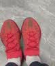 阿迪达斯YEEZY350魔鬼辣椒椰子透气新年红男女休闲鞋 GW6945 39 实拍图