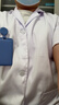 乐优佰易 短袖白大褂 标准款3XL码 男女学生化学实验工作服 实拍图