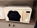 美的（Midea）【价保618】小滋味萌宠猫爪变频微波炉微烤一体机23L大容量900W平板烧烤易清洁内胆 （C23H5） 实拍图