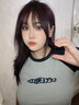 古婷简约磨砂素圈耳环轻奢小众设计高级感气质耳饰女2026新款潮耳圈 磨砂金色耳扣 实拍图
