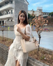 viney【彭小苒同款】牛皮托特包包女包单肩包生日礼物高级感送女友老婆 【米白】高档品牌大容量手提包 实拍图