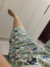 AB内衣女士夏季纯棉印花阿罗裤薄款高腰宽松大码夏季睡裤短裤H826 石榴花 2XL (170/100) 实拍图