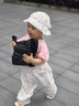 汤尼倍儿婴儿帽子夏款薄款新生儿太阳帽防晒纯棉可调节男女宝宝渔夫遮阳帽 缤纷菠萝（夏季款） 1-2岁(帽围48cm) 实拍图