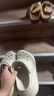 卡骆驰（CROCS）（crocs）经典泡芙Clog男女沙滩洞洞鞋凉拖鞋 207521-2Y2 37 实拍图