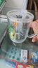 儿童家用水杯刻度学生耐热吸管早餐杯奶粉杯微波炉玻璃杯子牛奶杯 牛奶杯杯子+盖+吸管【款式随机】 实拍图