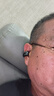 柏林之声夹耳式左右耳可佩戴耳机蓝牙无线夹耳式迷你耳机听歌高音质骑车司机外卖 骑士黑(品牌保障/智能降噪)超长待机 实拍图