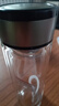 【京东物流配送】高硼硅双层玻璃杯大容量泡茶杯水杯子茶水分离杯 【双层加厚】茶杯350ml1只 实拍图