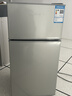 新飞冰箱小型租房用 一级能效冷 藏冷冻两用1-2人家用小冰箱 出租房双门电冰箱办公室两门 26年升级 76A一级能效【保鲜盒款】银 实拍图