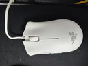 雷蛇（Razer）炼狱蝰蛇标准版有线鼠标 人体工学  电竞游戏 右手通用型 吃鸡/LOL/CS GO游戏鼠标 白色 实拍图