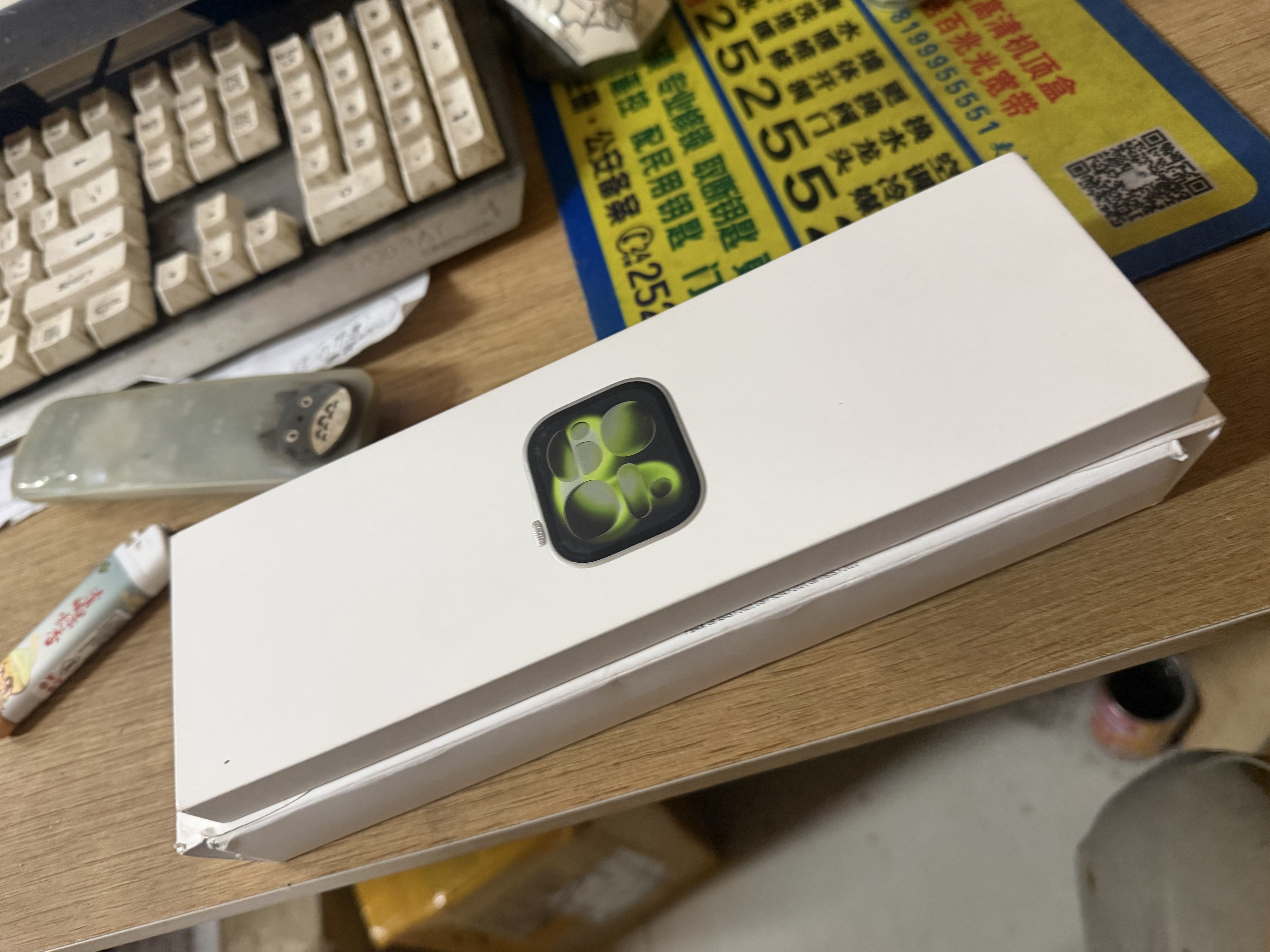 【9成新】苹果手表二手GPS款S11+46mm银色铝表壳+S/M中小雾紫色表带AppleWatch/iWatch学生 手环   实拍图