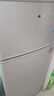 奥克斯小冰箱家用小型迷你冷藏冷冻两用出租房宿舍用节能省电寝室办公室电冰箱 【节能省电】166银色【高效保鲜 铜管速冷】48L 实拍图