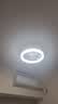 雷士（NVC）LED照明风扇灯吸顶吊扇灯北欧卧室简约奶油低层适用42瓦摇头 实拍图