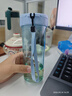 特百惠（Tupperware）茶韵500ml塑料杯男女士学生运动水杯子大容量泡茶杯 冰水蓝 实拍图