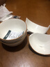陶瓷碗家用喜庆乔迁新居碗碟餐具套装岁月静好饭碗 岁月静好3碗 实拍图